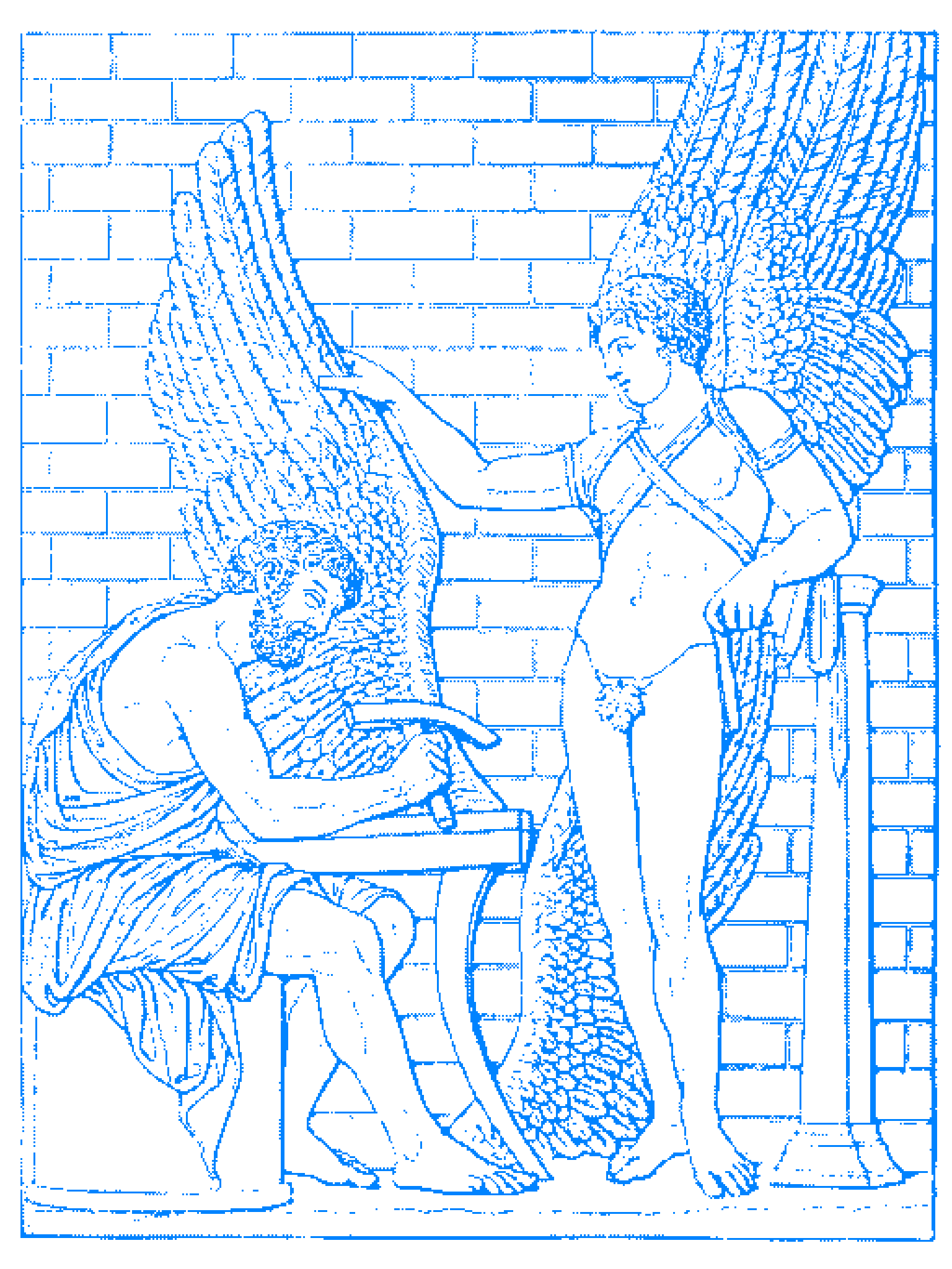 Daedalus fitting Icarus with hand-built wings — the blueprint drawn before the flight